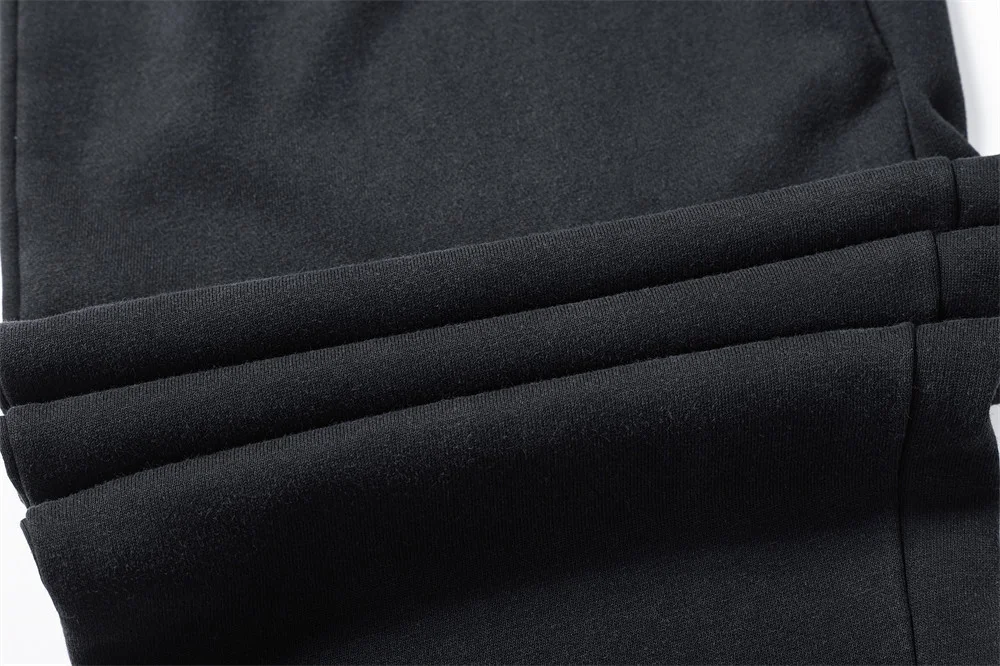 Men's solid color loose casual sweatpants, perfect for everyday wear, offering comfort and a relaxed fit for casual outi — photo 18