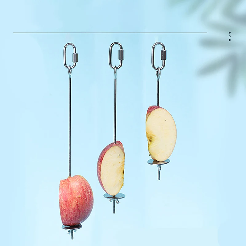 Title 6, Parrot Stainless Steel Fruit Fork Corn Apple Fo...