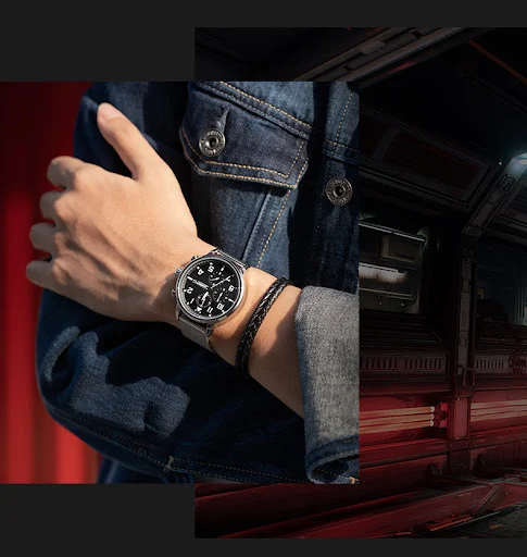 Title 1, Mens Multifunctional Chronograph Waterproof St...
