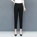 Damen Neun-Punkt High Waist Slim Harem Pants, figurbetonte Passform für einen stilvollen Look, hoher Bund für Komfort. — foto 1