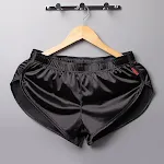 Heren plus size sport zijde pyjamabroek Zacht, ademend en comfortabel voor slapen, sporten of ontspannen — foto 7