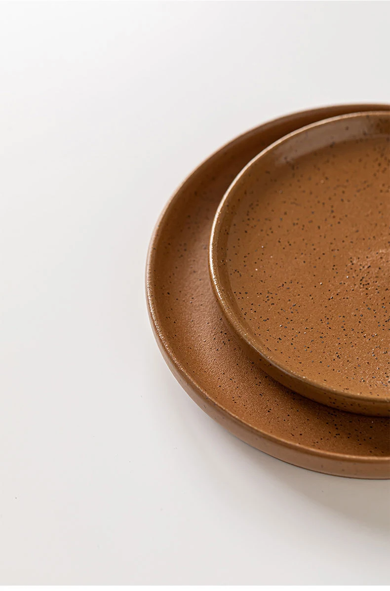 Title 13, Burn Stoneware piatto per ossa, ceramica vintag...