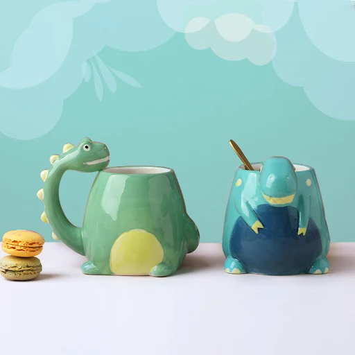 Title 1, Childrens Ceramic Milk Cup Oatmeal Cup Creativ...