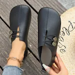New Soft Leather Casual Autumn Low-cut Simple Plus Size Women's Shoes Comfortable and Stylish for Everyday Wear. — photo 5