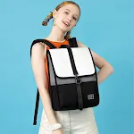 Mochila para estudantes de ensino médio japonês e coreano, design espaçoso e estiloso, ideal para livros e materiais escolares. — foto 1