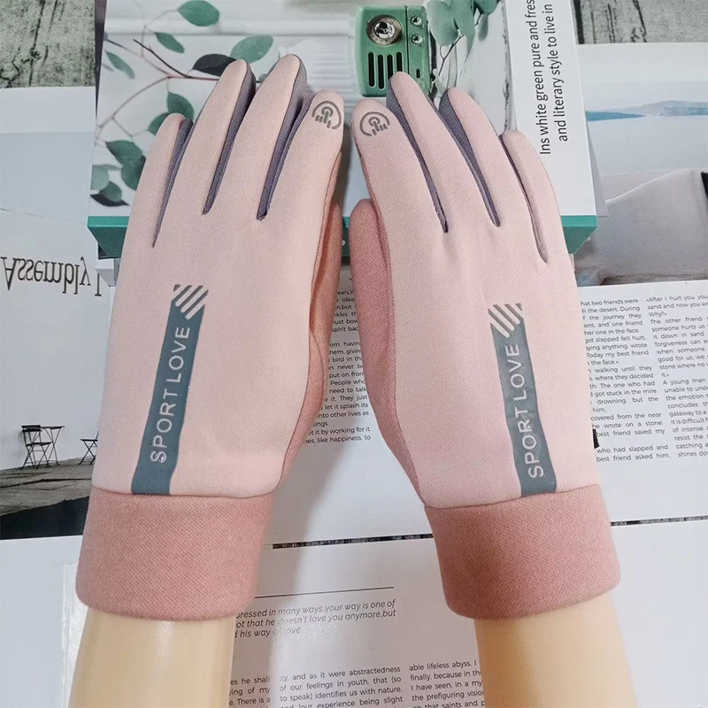 Luvas de equitação touchscreen dedo completo masculinas e femininas, para telas sensíveis ao toque, confortáveis e perfeitas para pilotar motos. — foto 7