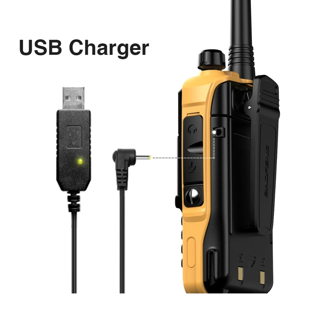 Title 7, Rádio comunicador walkie-talkie com carregament...