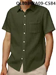 Men's Loose Trendy Short Sleeve Lapel Shirt. Experience ultimate comfort and style. Perfect for casual wear and a modern — photo 5