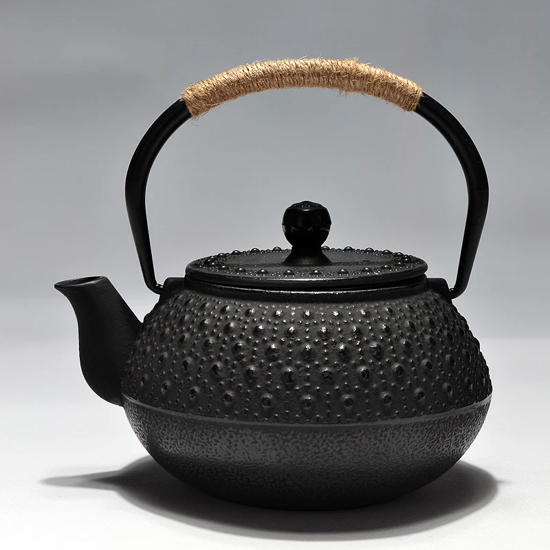 Title 4, Japanese cast iron pot for cooking. Even heat d...