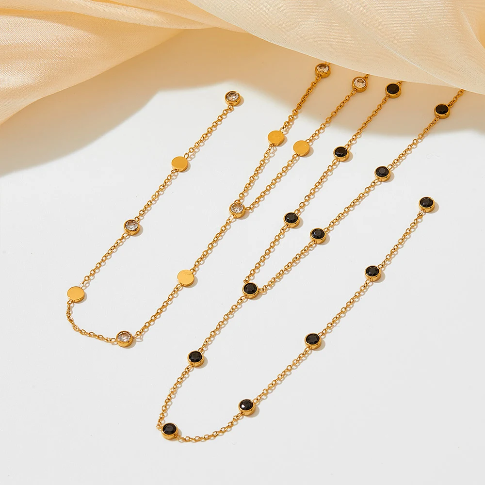 Colar Y com Zircônia e Tassel para Mulheres Joia Elegante Design Sofisticado Ideal para Presentear e Adicionar um Toque de Glamour — foto 12