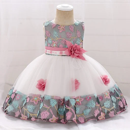 Title 2, Dreidimensionales Blumenmädchenkleid für Kinder...