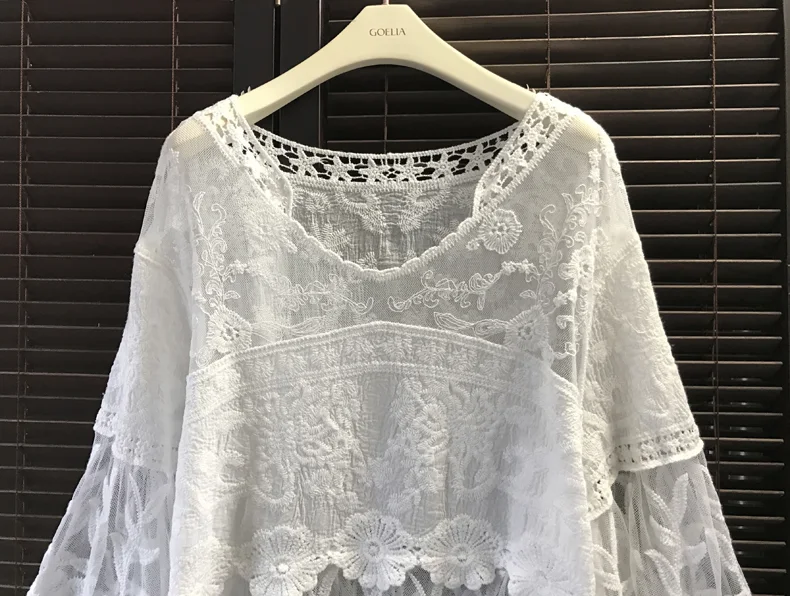 Title 5, Zomer oversized gebreid vest katoenen kanten ov...