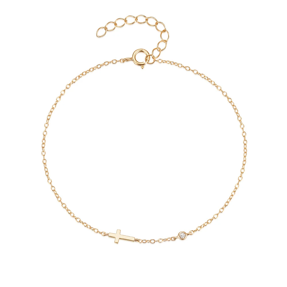 Title 3, Pulseira de prata S925 minimalista, moda europe...