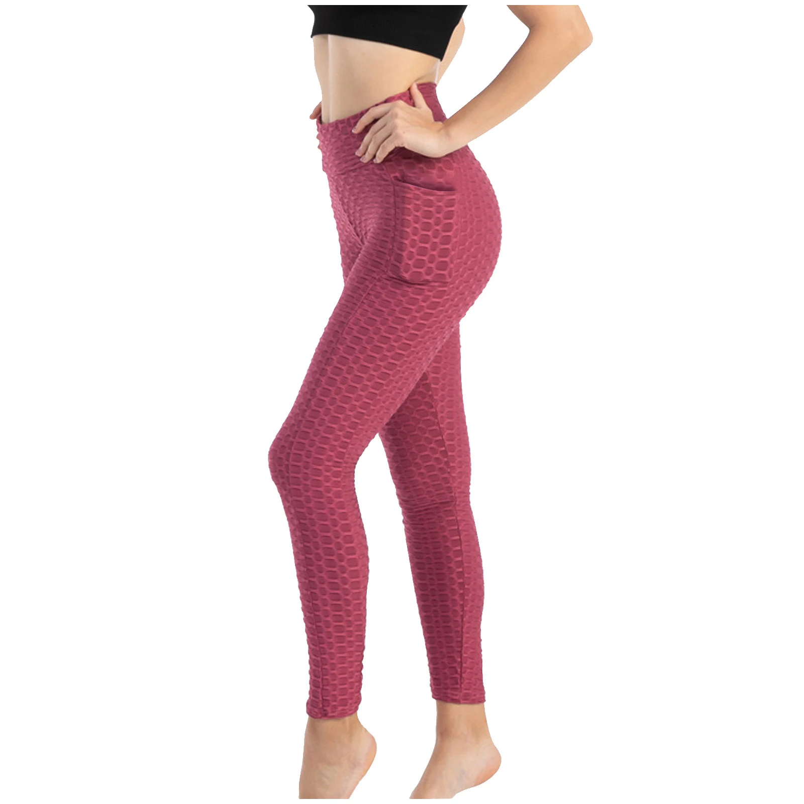 Title 3, Womens High Stretch Hip-lifting Slim-fit Sweat...