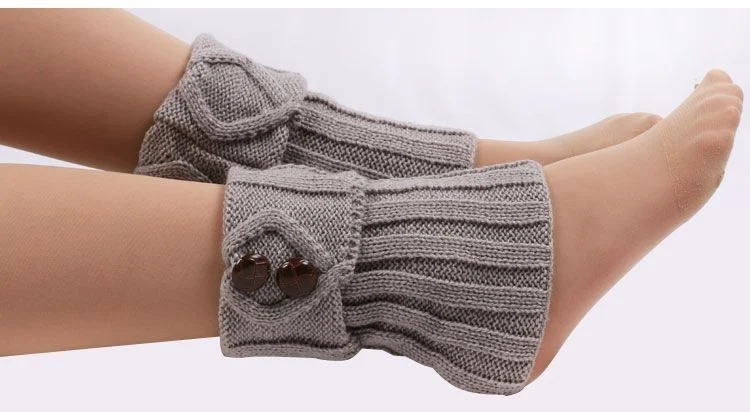 Title 1, Fashion Button Warm Foot Sock keep your feet co...