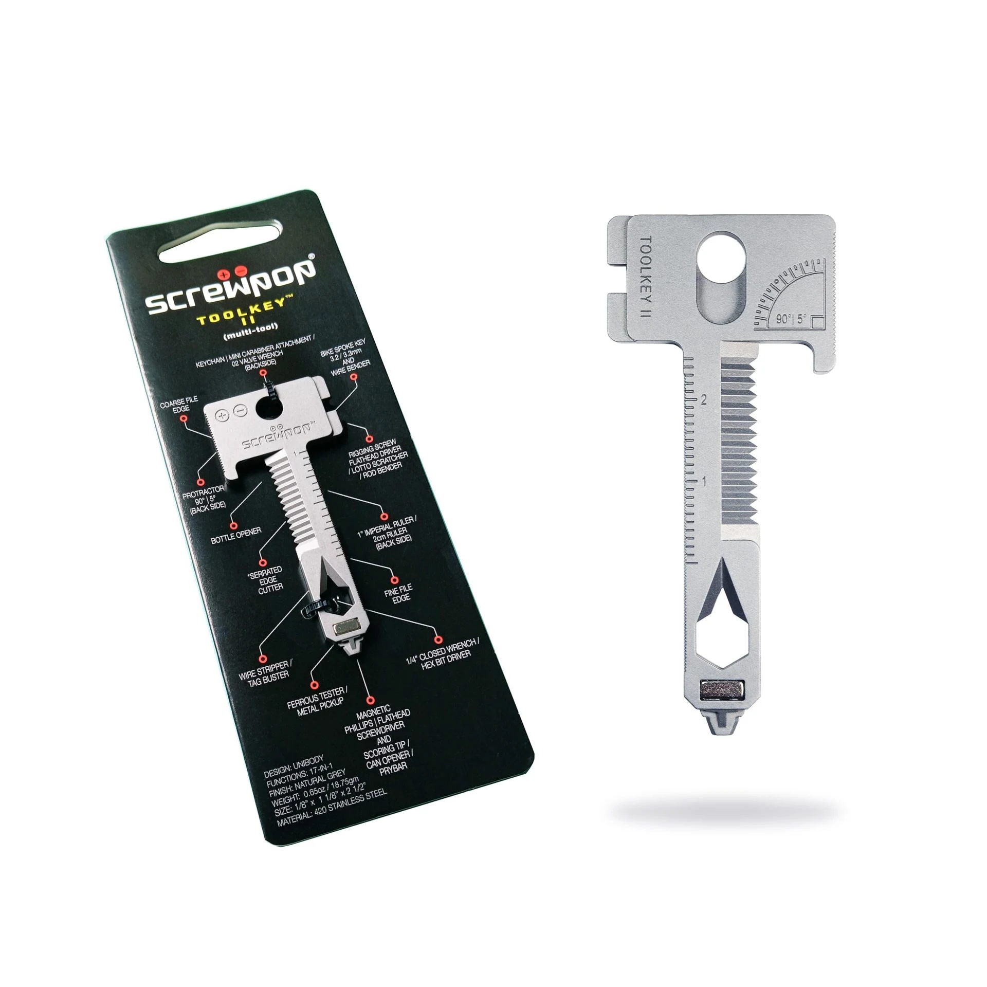 Title 5, 17-in-1 Multifunctionele Sleutelhanger Reparati...