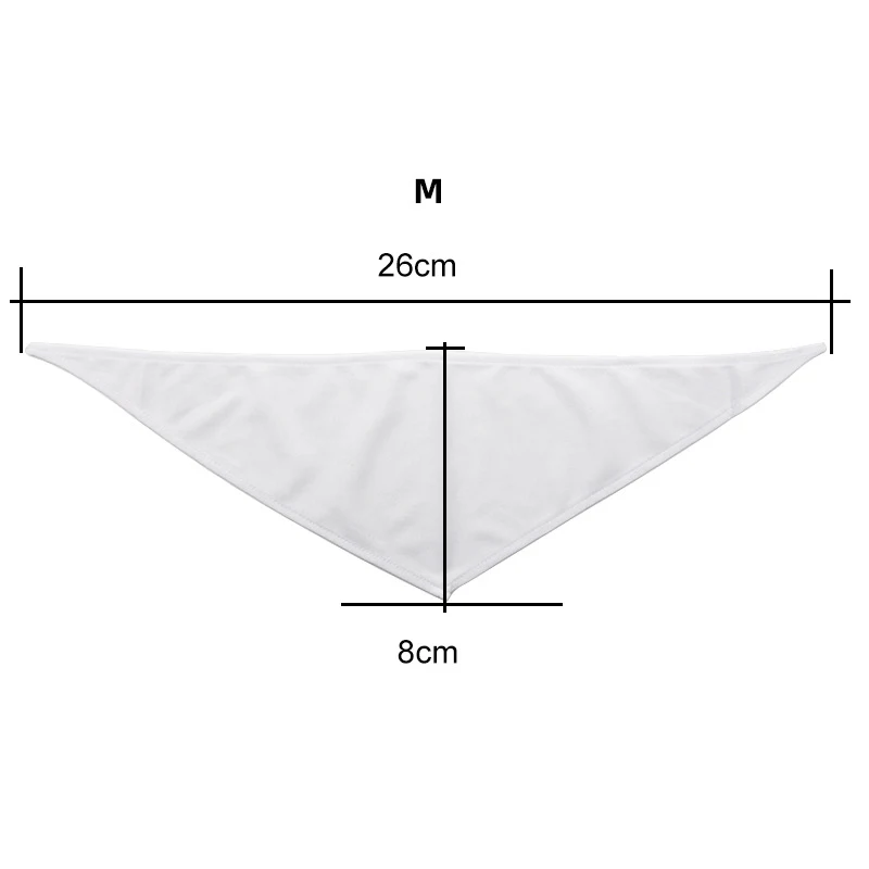 Title 2, Pet saliva triangle towel blank for heat transf...