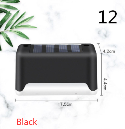 New Upgrade Waterproof LED Solar Fence Lamp Solar Deck Lights Solar Step Light Outdoor for Patio Stairs Garden Pathway S — photo 17