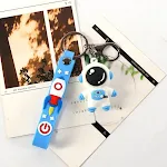 Blue astronaut