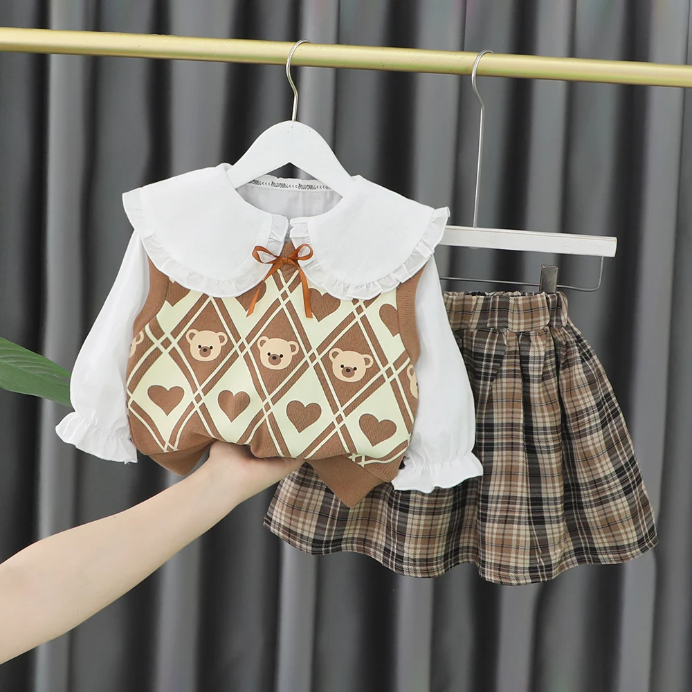Title 19, Herfst College Style Meisjes Trui Vest Shirt Dr...