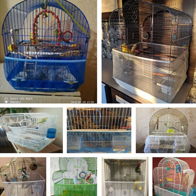 Title 21, Nylon Airy Fabric Mesh Bird Cage Cover Catcher ...