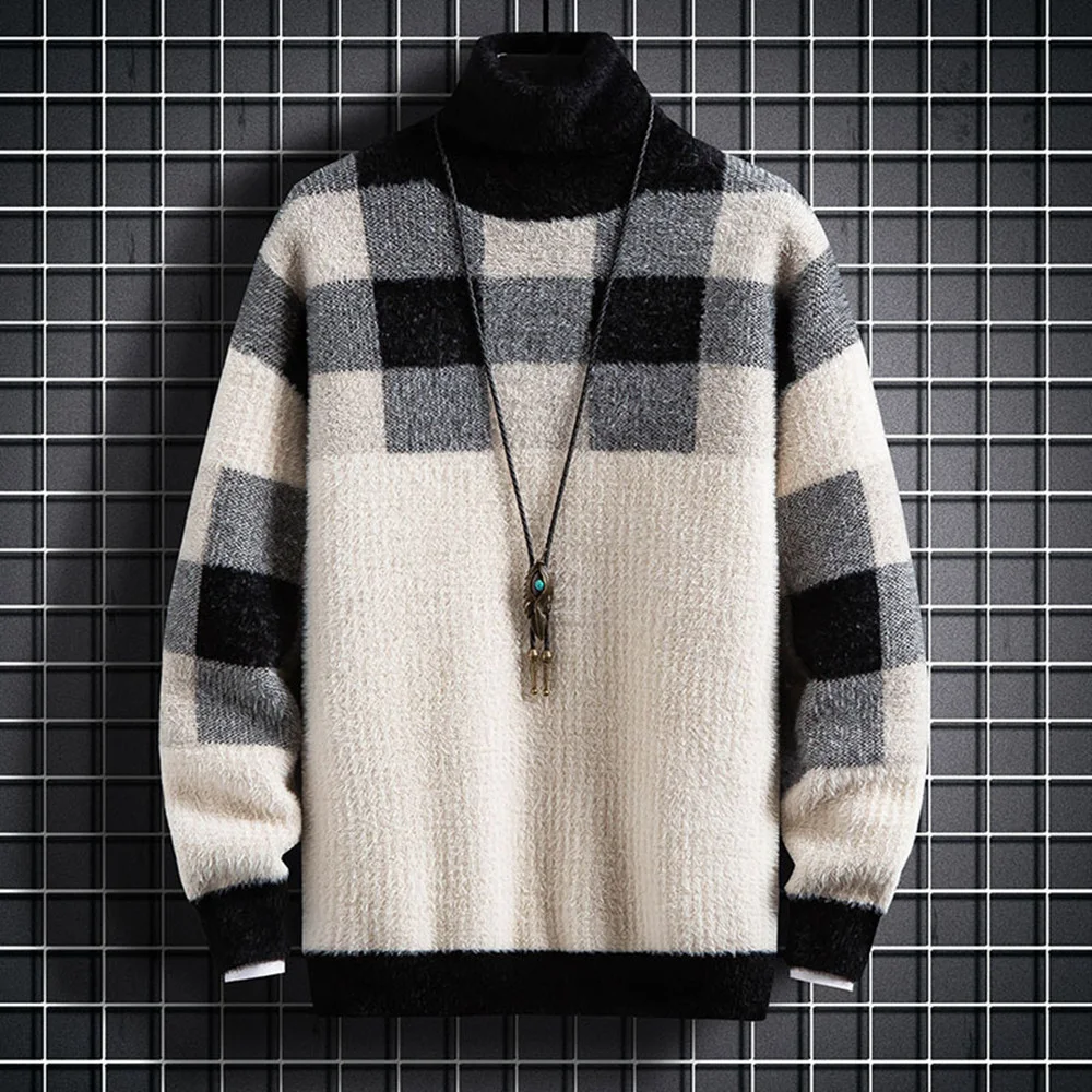 Herfst- en winter Mink losse top, stijlvol en ruimvallend, gevoerd met fluweel. Zorgt voor warmte en een trendy uitstraling in de winter. — foto 1
