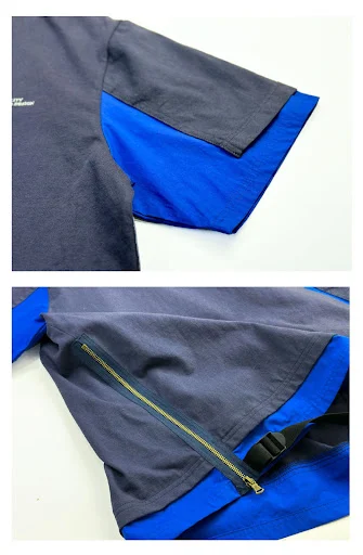 Title 6, Camiseta Masculina Gola Redonda Patchwork Cores...