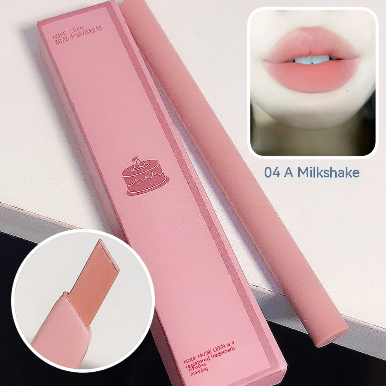 Automatic Waterproof Rotating Lip Liner, Long Lasting, Fadeless, provides precise application and lasting color for defi — photo 3