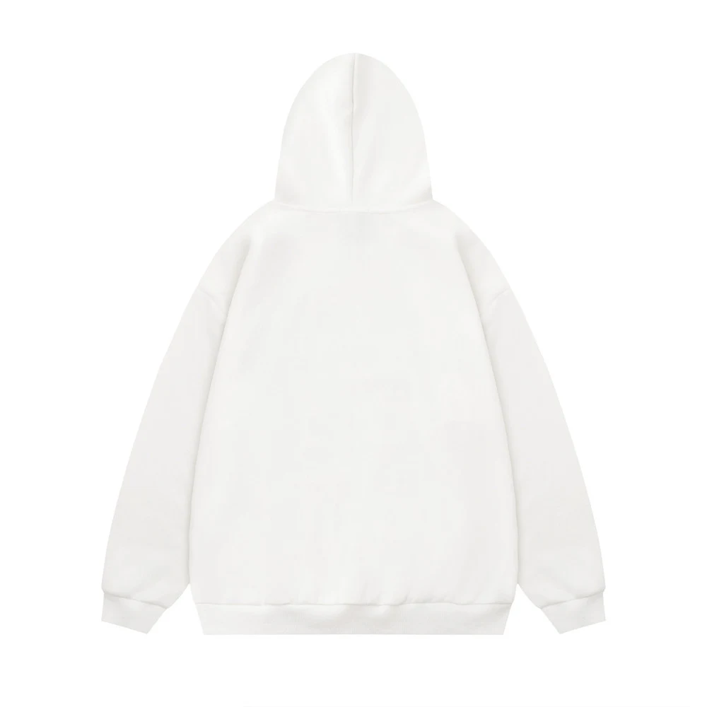Moletom com capuz masculino, solto e com estampa de letras. Perfeito para um visual casual e confortável. Ideal para uso diário e fácil de combinar. — foto 6