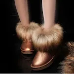 Plus velvet warm women's shoes for winter comfort. Keep your feet cozy and warm all day. Perfect for cold weather and ev — photo 1