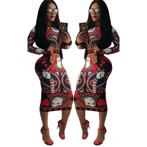 Title 4, Vestido Feminino com Estampa Africana. Elegânci...