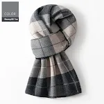 Men's Wool Scarf Winter Plaid Double-sided. Stay warm and stylish this winter with this soft and comfortable accessory. — photo 12