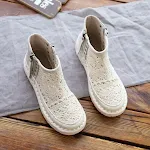 Women's Flat Bottom Shoes Mori Short All-match Soft Bottom Martin Boots, perfect for versatile styling and all-day comfo — photo 1