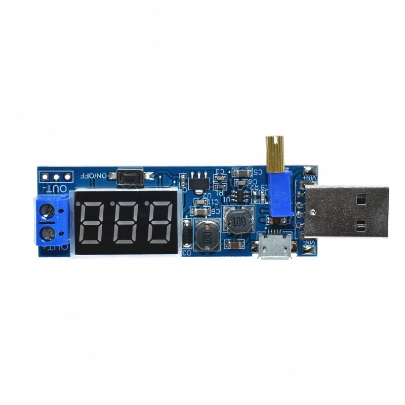 Title 1, USB Boost Power Supply Regulator Module 5V. Eff...