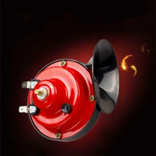 Title 1, 12V Loud Single Tone Snail Horn for Vehicles. G...