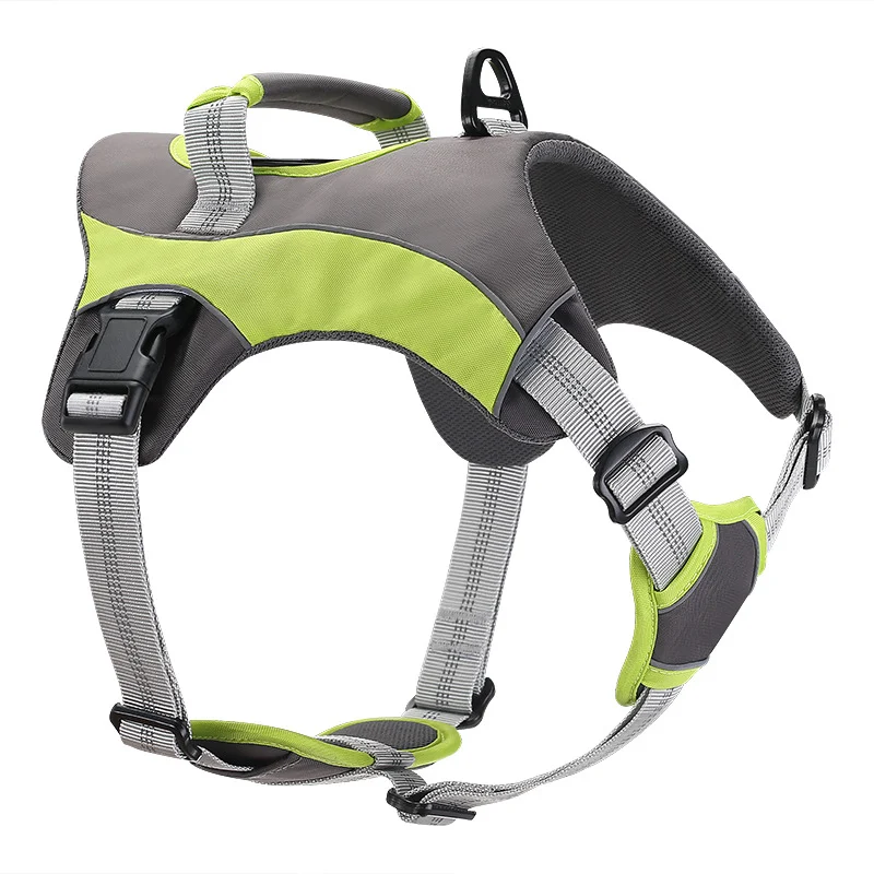 Large Dog Anti Breaking Loose Sports Breathable Chest Back Hand Holding Rope for Outdoor Adventures and Safe Exercise. — photo 2