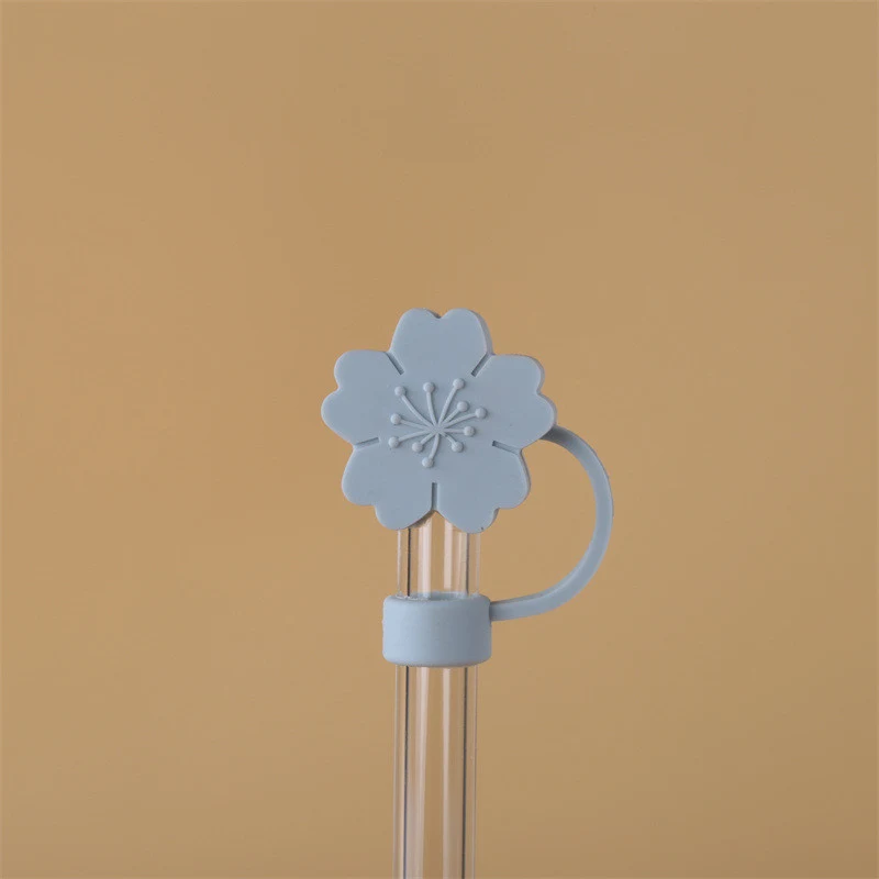 Fashion Personality Creative Silicone Straw Cover, reusable, protects your straw, adds style to your drinks, unique and — photo 1