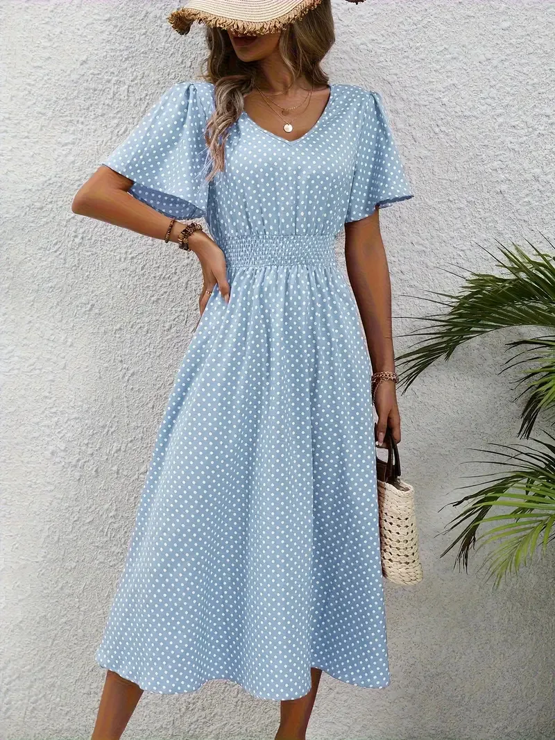 Title 6, Womens Small Floral Print Short Sleeve Dress, ...