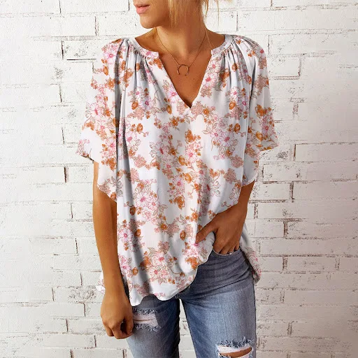 Title 6, Womens Fashion Casual 3D Three-dimensional Pri...