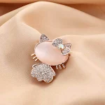 Broche de gato fofo, alfinete de gola de camisa com desenho de animal, acessório de moda charmoso e perfeito para presentear. — foto 5