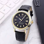 Relógio casual automático mecânico esqueleto transparente para homens. Design elegante e moderno, perfeito para uso diário. — foto 2