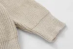 Men's Letter Embroidered Stand Collar Zipper Cardigan Sweater, Stylish Men's Clothing, Perfect for Casual Wear, Comforta — photo 19