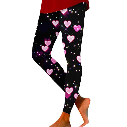 Title 5, Thin womens high waist print leggings provide ...