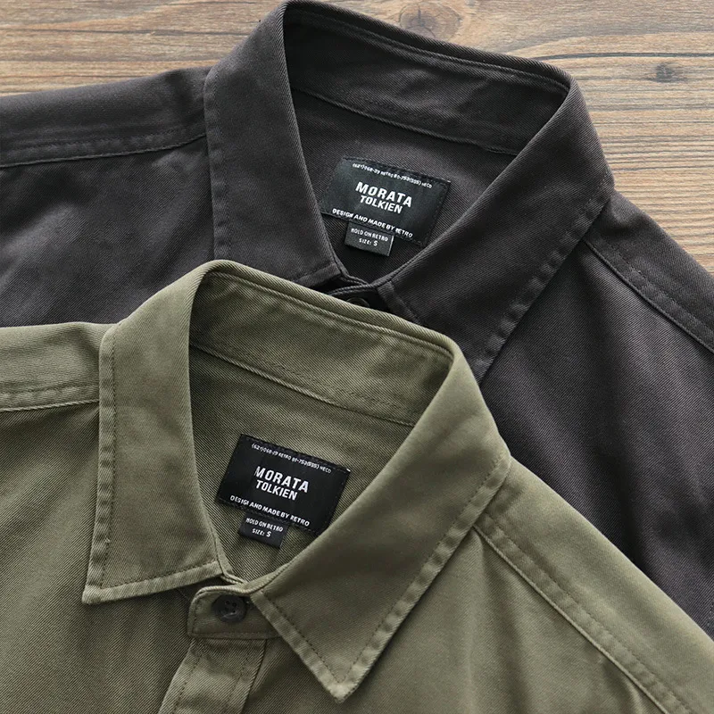 Camisa Ruffian japonesa casual e versátil. Estilo all-match para homens, ideal para diversas ocasiões. Design japonês moderno e confortável, perfeita para o dia a dia. — foto 4