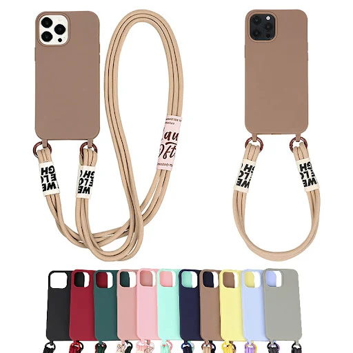 Title 1, Capinha de celular feminina nova com alça trans...