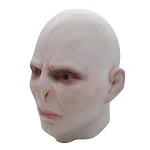 Maschera di Voldemort Halloween, copricapo in lattice per travestimento, accessorio costume perfetto per cosplay e feste. — foto 8
