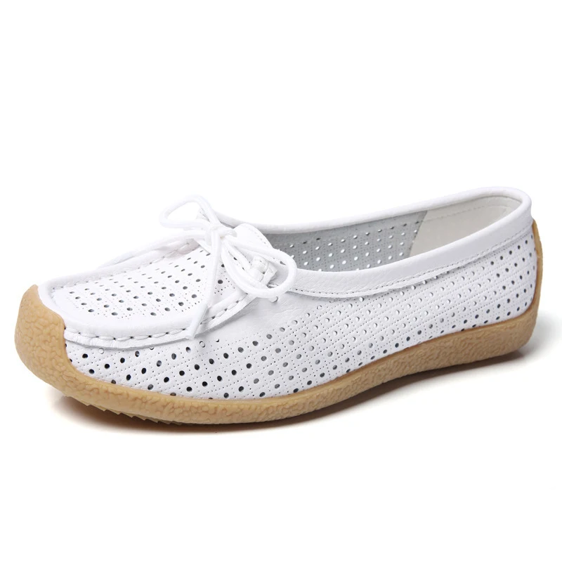Comfortable Soft Sole Women's Shoes Hollow Flat Casual Shoes perfect for everyday wear, lightweight and breathable desig — photo 3