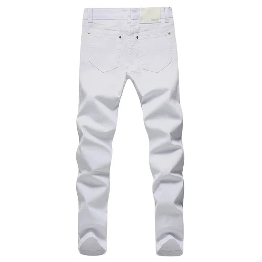 Title 5, Witte heren slim fit broek, stijlvol en comfort...