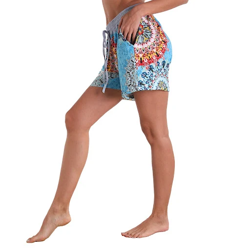 Title 14, Dames Yoga Shorts Casual Sport Strand Ademend C...