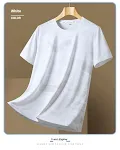 Men's Summer Ice Silk Loose Quick-drying Short-sleeved T-shirt. Lightweight, breathable and perfect for hot weather comf — photo 6